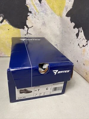 Bates 932 Hombres Lites Negro Cuero Uniforme Oxford Zapato EE. UU. 7 Foto 1 de 3