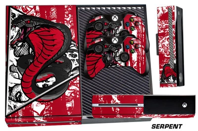 Skin für Xbox One 1 Konsole 2 Controller Grafik Sticker Aufkleber Schlange - Bild 1 von 2