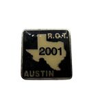 Vintage ROT Austin Texas 2001 Collectible Pin Badge Biker Rally Motorcycle Lapel