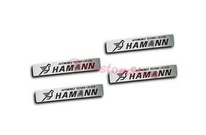 Hamann-Stil Fußmatten Metall Emblem Abzeichen Logo Set Mercedes Smart Fahrzeuge - Foto 1 di 10