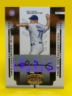 Michael Wuertz 2004 Leaf Certified Materials New Generation AUTOGRAPH #282 - Image 1 of 2