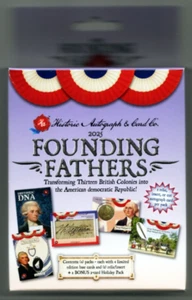 2025 AUTÓGRAFOS HISTÓRICOS PADRES FUNDADORES CAJA HOBBY SELLADA DE FÁBRICA - Imagen 1 de 2