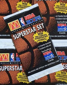 1992 McDonald's NBA Hoops Limited Edition Sealed Pack - Factory Sealed Packs - Picture 1 of 3
