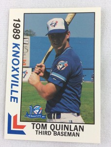 1989 Knoxville Blue Jays-Southen League BEST Baseball Card-Tom Quinlan