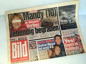 Bildzeitung vom 19.04.2001 * zum 16. 17. 18. Geburtstag * Hochzeit * Geschenk - Picture 1 of 1