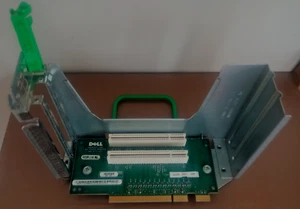Dell 583XT Optiplex GX260 GX280 2 Slot PCI Expansion Riser Card & Bracket 3F322 - Picture 1 of 5