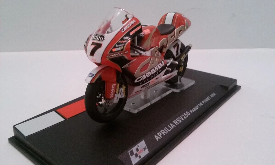 Moto Gp Bike APRILIA RSV 250 Randy De Puniet 2004 1/24E - Image 1 of 1