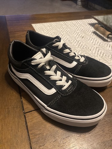 Sneakers basse Vans Oldol Skool Skateni giovan t 3ere nereche bianc pellesciata scam telaette per