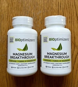 Bioptimizers Magnesium Breakthrough all 7 essential forms, 60 capsules - 2 pack - Picture 1 of 10