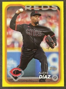 Alexis Díaz 2024 Topps serie 1 amarillo #297 - Imagen 1 de 2