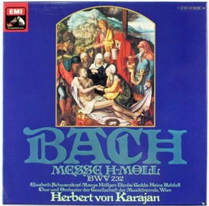 Bach: Messe H-Moll BWV 232 Hebert von Karajan EMI 2-LP Box 1C 181-0179/92 - Picture 1 of 2