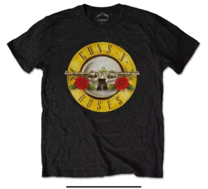 GUNS N ROSES BAND LOGO OFFICIAL MERCH T SHIRT - Picture 1 of 2