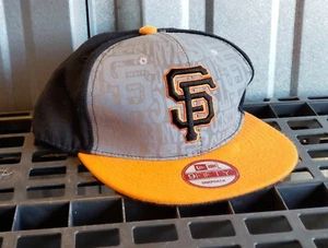 Cappello Snapback Uomo New Era Nero/Arancione San Francisco Giants Team Split 9FIFTY - Foto 1 di 6