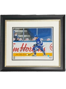 Authentic Auston Matthews "Rocket Richard" Autograph 25" x 30" Picture W/ COA - Picture 1 of 4