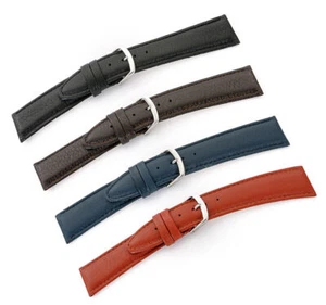 BEST QUALITY SOFT WATCH STRAP CERF DEER GEN. LEATHER 16 MM, 20MM, 22 MM US - Picture 1 of 6