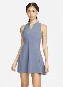 NIKE DRI-FIT ADVANTAGE TENNISKLEID GRÖSSE S (DX1427 491) diffusblau - Bild 1 von 6