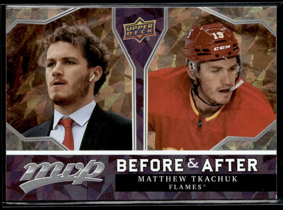 2021-22 Upper Deck MVP Before and After Matthew Tkachuk #BA-16 - Image 1 of 2