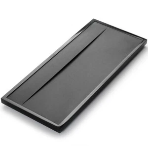 Stone Tea Tray Simple Pattern Black Stone Weighted Tea Table Small 50cm Long New - Picture 1 of 5