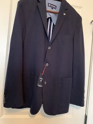 Blazer deportivo Daniel Cremieux de lino con solapa puntada azul marino talla M nuevo con etiquetas a $275 Foto 1 de 4