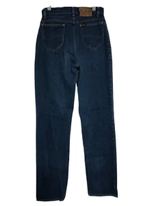 Vintage 80er Lee Jeans Größe 13 Indigo 29 x 33 Dunkelblau Made in USA High Waisted - Bild 1 von 12