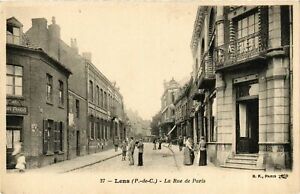 CPA LENS (P.-de-C.) - La Rue de PARIS (976383)