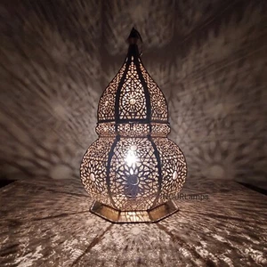 Moroccan Floor Lamp - Brass Moroccan lantern - Picture 1 of 9