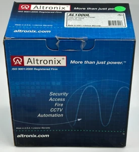 ALTRONIX AL100UL POWER SUPPLY/BATTERY CHARGER 12VDC 750 mA GREY (mcG29) - Picture 1 of 7