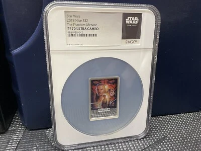2018 NIUE $2 Star Wars The Phantom Menace NGC PR70 - Image 1 of 4