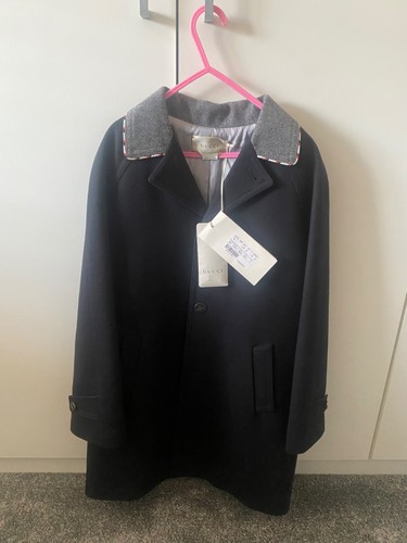 Cappotto Gucci Navy Ragazze Originale