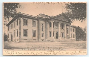 Postal Edificio Escuela Pública Orlando Florida publicada 1906 - Imagen 1 de 3