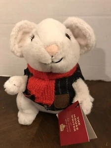 2010 Starbucks The Mouse Writer Huxley Plüschtier Stofftier Maus 6 Zoll mit Etikett - Bild 1 von 4