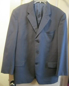 TG 42R JOSEPH ABBOUD BLACK LABEL GRIGIO SCURO SUPER 120'S BLAZER LANA CAPPOTTO SPORTIVO USATO IN OTTIME CONDIZIONI - Foto 1 di 8