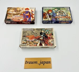 Fire Emblem Nintendo GBA Blazing Sword Fuuin no Tsurugi Seima 3 Lot Japanese - Picture 1 of 7