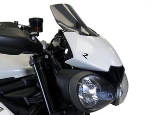 Triumph Street Triple RS 17-19 dunkel getönter LICHTBILDSCHIRM (130 mm) Powerbronze. - Bild 1 von 5