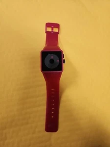 NIXON quartz Watch unisex FLOAT ON-THE NEWTON Magenta color Working & light - Picture 1 of 9