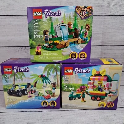 LEGO FRIENDS Lot Turtle Protection Vehicle 41697 Forest Waterfall 41677 & 41719 - Image 1 of 4