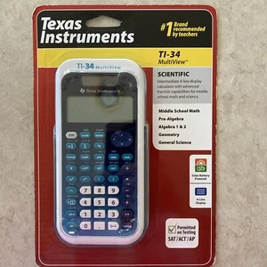 Calculadora científica Texas Instruments TI-34 MultiView NUEVA - Imagen 1 de 3