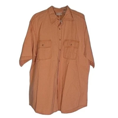 Covington Button Up Shirt Short Sleeve Pockets Casual Work XL NEW comfort beach - Image 1 of 4