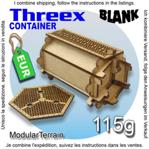 1x Threex Container Watchtower Blank For Decals Legion Infinity War Hammer 40k - Imagen 1 de 12
