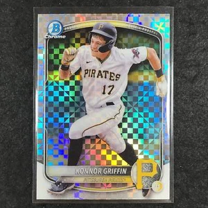 2025 Bowman Baseball KONNOR GRIFFIN Chrome Prospect X-Fractor #86 - Picture 1 of 1