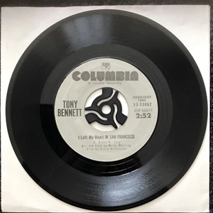 Tony Bennett – I Left My Heart In San Francisco / I Wanna Be Around 7'' US VG+ - Picture 1 of 4
