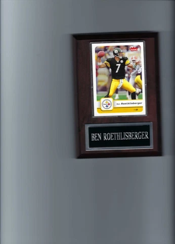 BEN ROETHLISBERGER PLAQUE PITTSBURGH STEELERS FOOTBALL NFL  C3 Cover