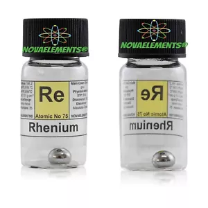 Rhenium Metal, Rhenium Element Sample, Rhenium Pellet 99.95% Various Weights - Imagen 1 de 5