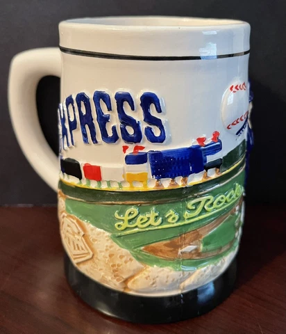 Round Rock Express AAA Baseball Budweiser Ceramic Beer Mug Stein Cover