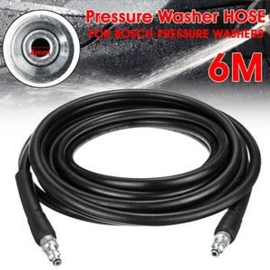 6m 1/4" AQT Pressure Washer Hose Pipe Jet Power Wash Drain Cleaning For Bosch - Bild 1 von 6