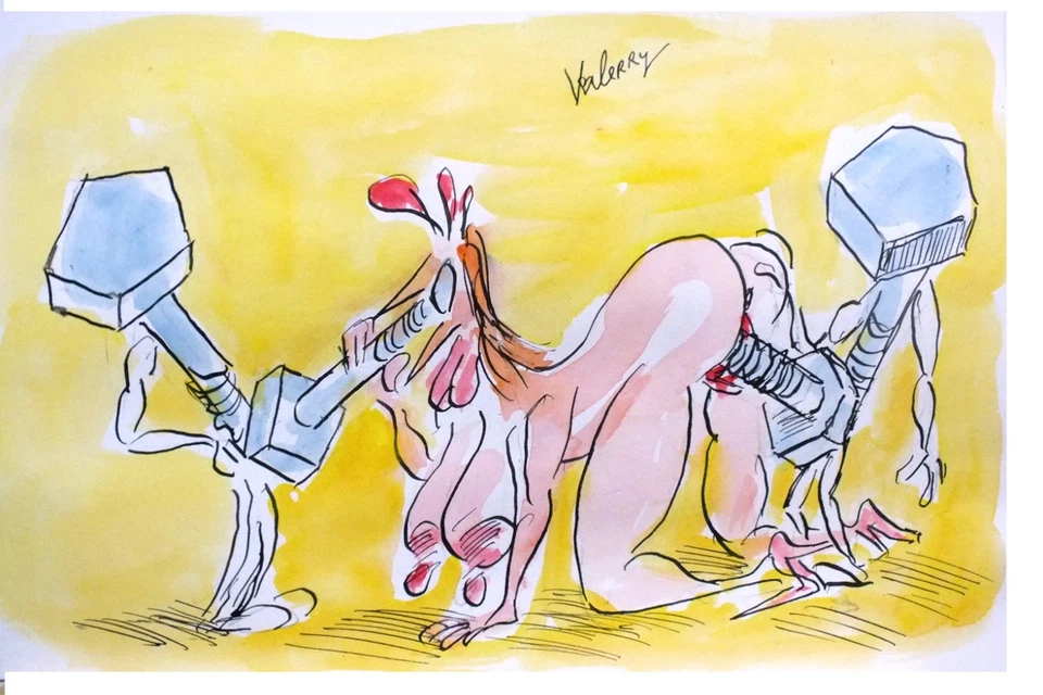 Zeichnung, Original - Bild 1 von 1