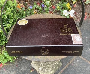 Flor de Selva Wooden Cigar Box Honduras Crafts Storage Display - Picture 1 of 7