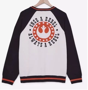 Star Wars Nuestro Universo Rebelde Cárdigan Tricolor Botón Suéter Unisex MEDIANO - Imagen 1 de 12