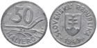 Slowakei - Slovenska 50 Halierov 1940-1944 - verschiedene Jahrgänge