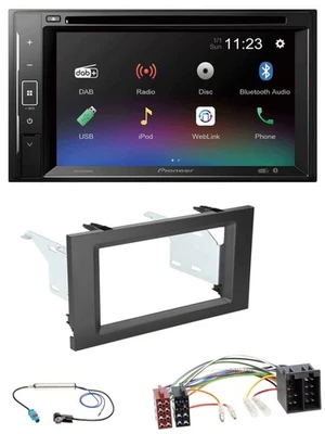 Pioneer Bluetooth MP3 USB 2DIN DAB DVD Autoradio für Mercedes Actros 2011-2021 - Bild 1 von 4